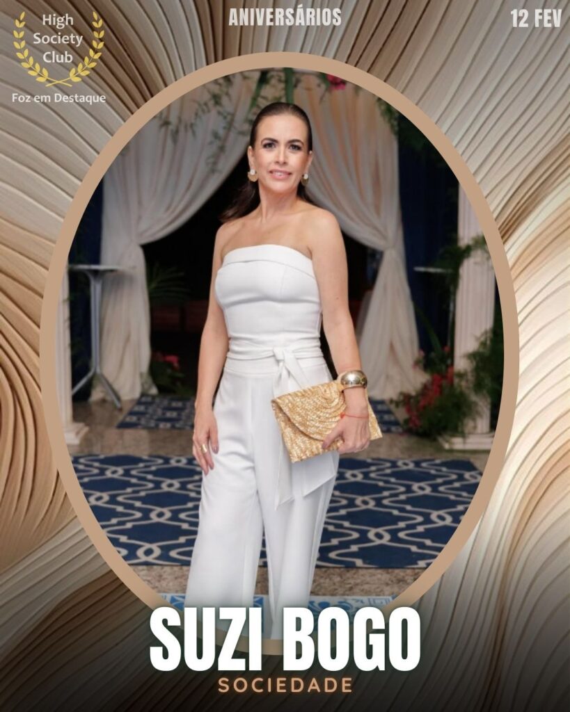 Suzi Bogo
Sociedade
Aniversários HighSocietyClub FozEmDestaque 12/02/2026 