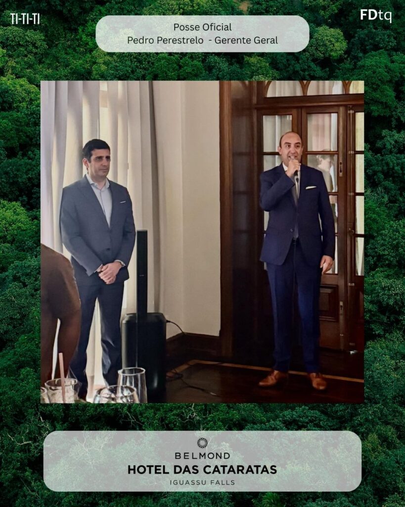 A cerimônia foi marcada por uma sintonia fina e uma feliz coincidência onomástica. Enquanto Ulisses Marreiros (Gerente Geral do Belmond Copacabana Palace) fez as honras da casa apresentando o novo gestor, quem chancelou o momento foi José Ulisses dos Santos, Chefe do Parque Nacional do Iguaçu (ICMBio).