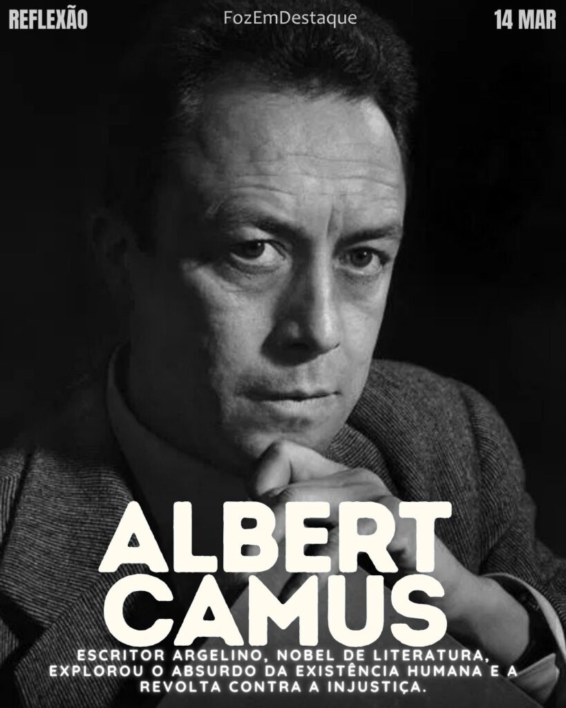 Reflexão Albert Camus 2026
