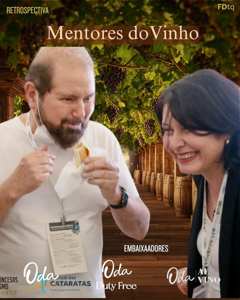 Grupo ODA Mentores do Vinho
Oda Duty Free
Oda Vinoteca 
Oda Duty Free
Oda Vinhoteca
Gisela Viana
Liliam Zakidalski
Foz em Destaque
FozEmDestaque
Guilherme Paulus