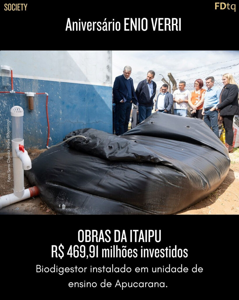 Aniversário DGB
Itaipu Binacional
Enio Verri Itaipu 2026
Foz em Destaque
Investimentos Itaipu
de R$ 469,91 milhões 
