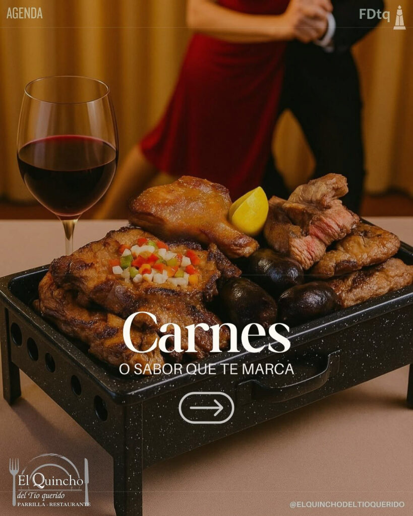 Restaurante El Quinho del Tio Querido
Parrilla Argentina
Churrasco Argentino
Restaurante em Puerto Iguazú
Show de Tango em Puerto Iguazú
Jantar com tango
El Quincho Gastronomia Puerto Iguazú
