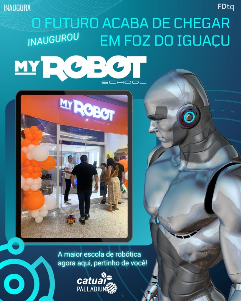 Inauguração My Robot School Foz Shopping Catuaí Palladium
