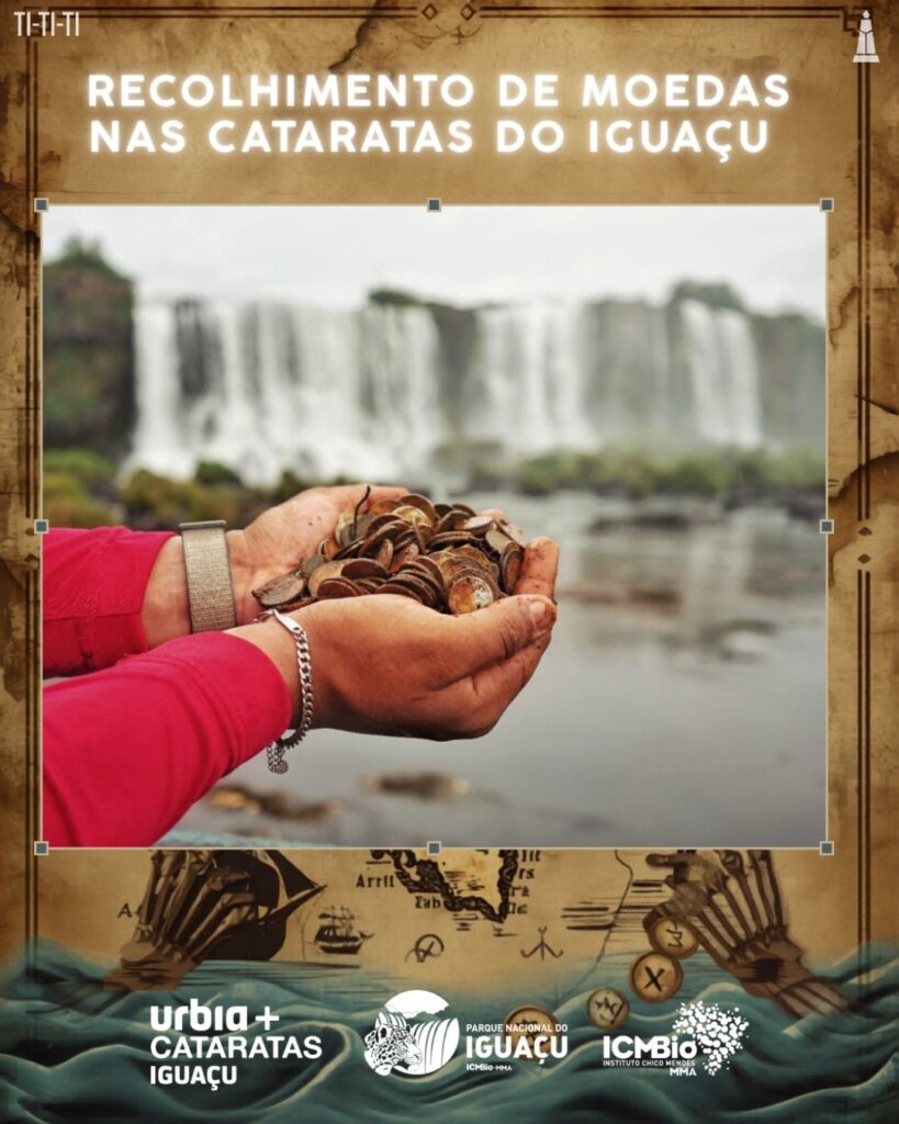 Mário Macedo Junio.
Ceo Urbia Cataratas
Colheta de Moedas
Não Jogue Moedas
Moedas Cataratas Iguaçu