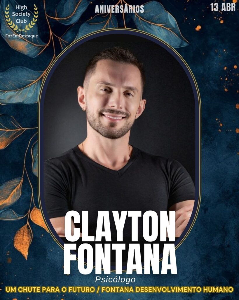 Aniversários HighSocietyClub FozEmDestaque 13-04-2026