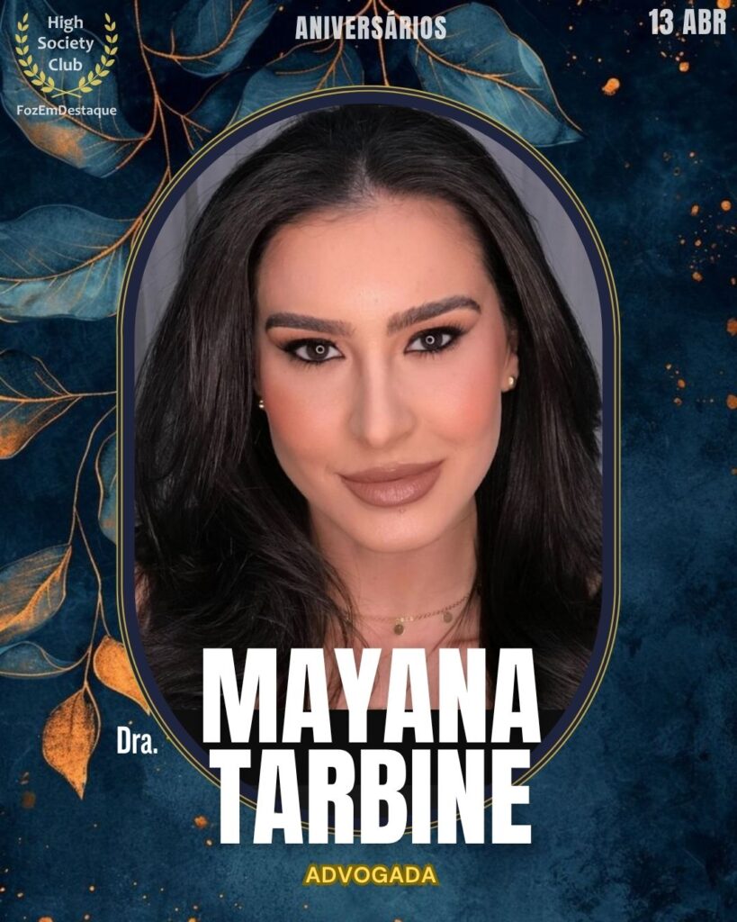 Aniversários HighSocietyClub FozEmDestaque 13-04-2026