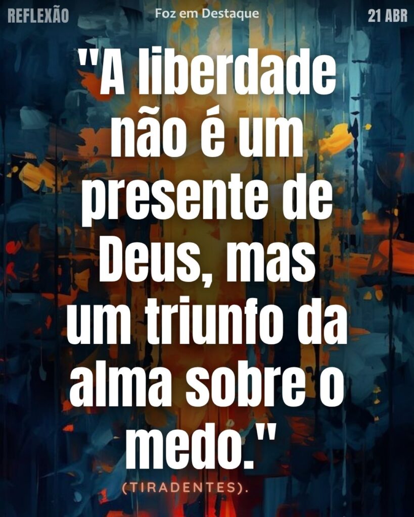 Reflexão Tiradentes 2026