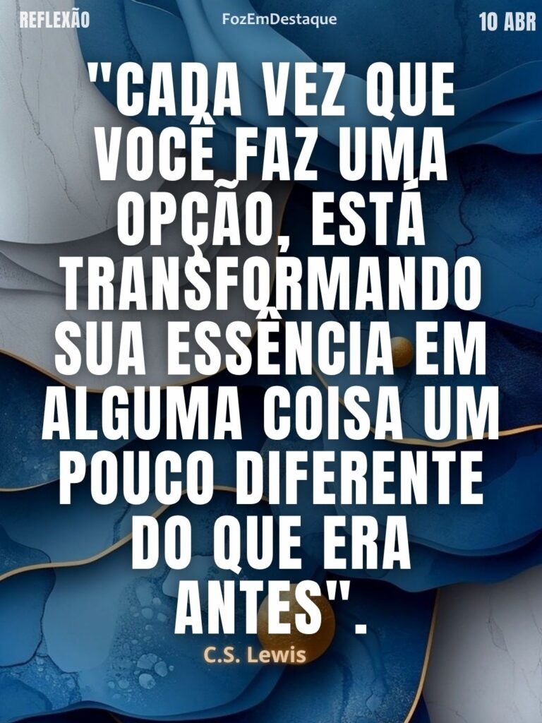 Reflexão C.S. Lewis 2026