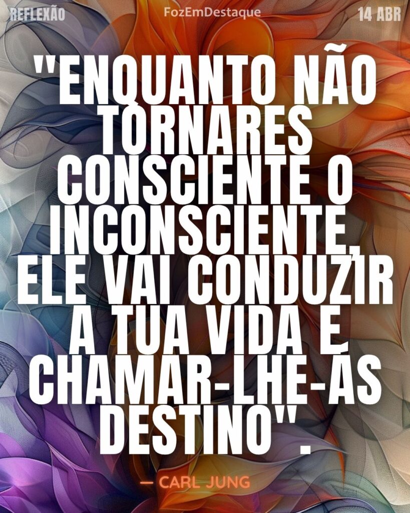 Reflexão Carl Jung 2026