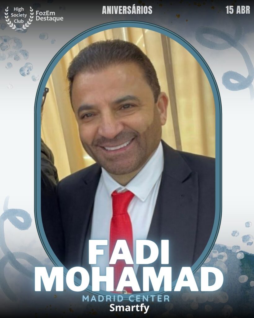 Aniversários HighSocietyClub FozEmdestaque 15-04-2026