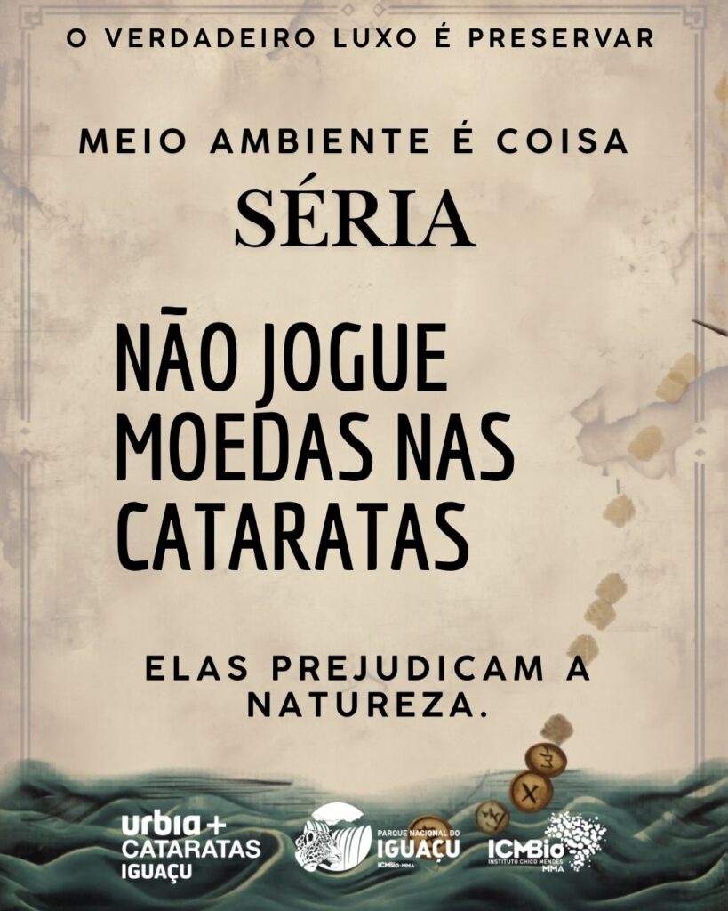 Mário Macedo Junio.
Ceo Urbia Cataratas
Colheta de Moedas
Não Jogue Moedas
Moedas Cataratas Iguaçu