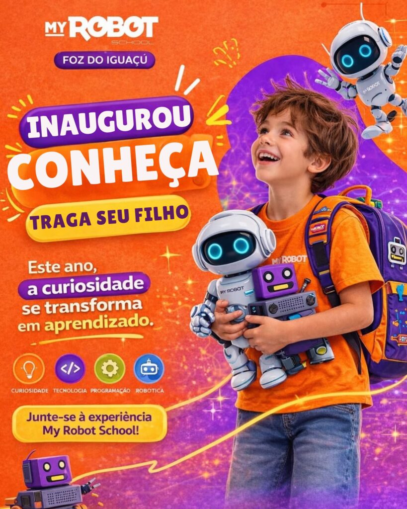 My Robot School Foz
CINTHIA PANIGUA
ODAIR FASTRONI
IGOR CARDIA
NATI MATTIELO
Shopping Catuaí Palladium