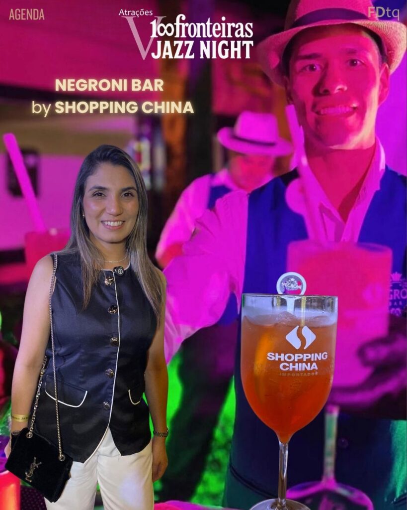 Lourdes Meza Colli
Negroni Bar PY
Shopping China
100 Fronteiras Jazz Night
Sanma Hotel
Lilian Grellmann
Denys Grellmann
Foz em Destaque